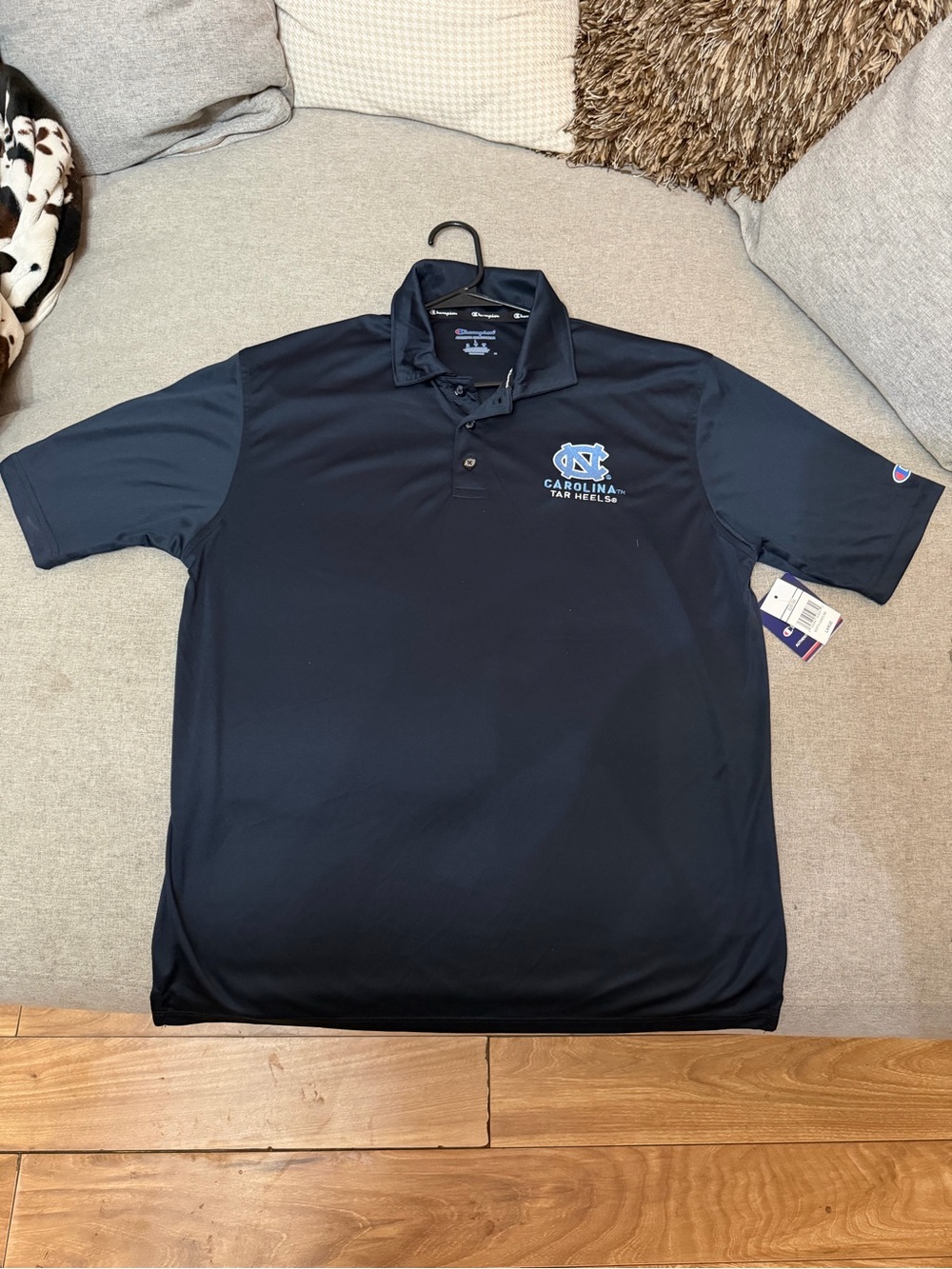 Champion Navy Carolina Tar Heels Polo